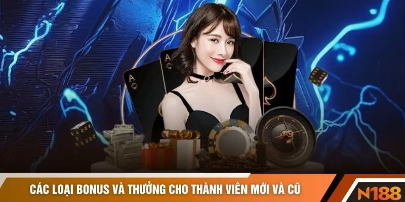 Các loại bonus và thưởng cho thành viên mới và cũ