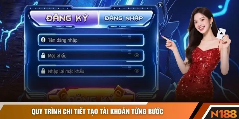 Quy trình chi tiết tạo tài khoản từng bước