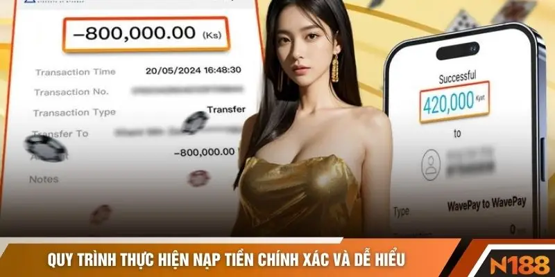 Quy trình thực hiện nạp tiền chính xác và dễ hiểu